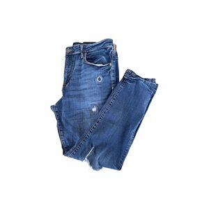 Aeropostale Skinny Jeans 32x36 Distressed Slim Fit Denim